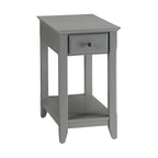 Wooden Side Table with 1 Drawer