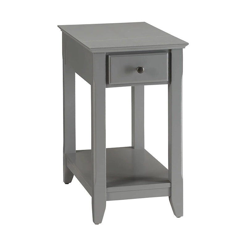 Wooden Side Table with 1 Drawer