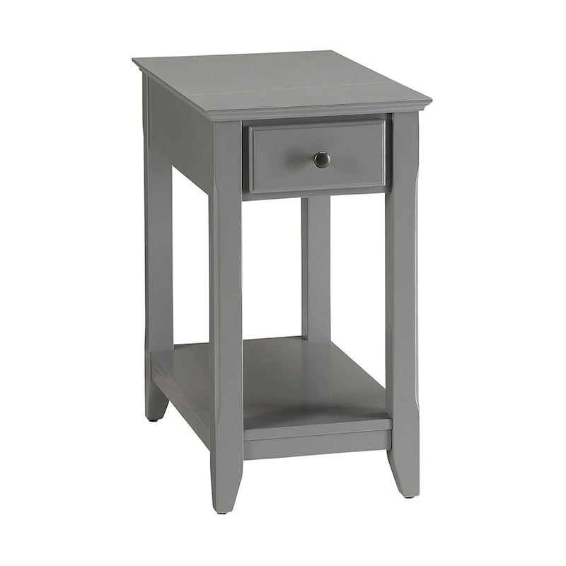Wooden Side Table with 1 Drawer