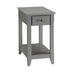 Wooden Side Table with 1 Drawer