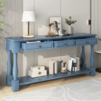Merax 64 Long Extra-thick Console Table with Drawers and Shelf