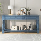 Merax 64 Long Extra-thick Console Table with Drawers and Shelf
