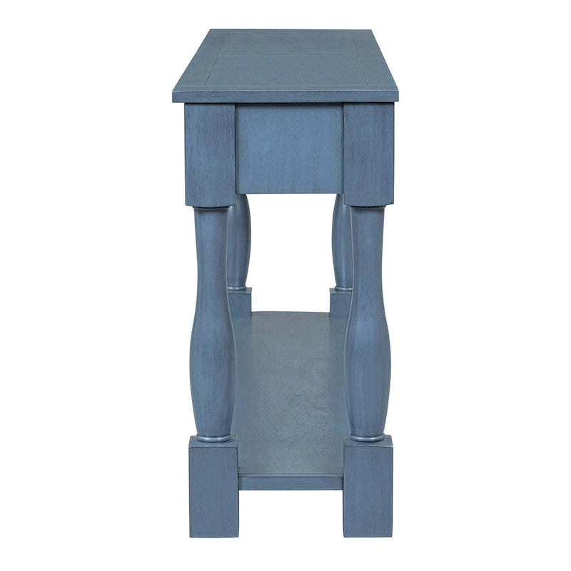 Merax 64 Long Extra-thick Console Table with Drawers and Shelf
