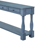 Merax 64 Long Extra-thick Console Table with Drawers and Shelf