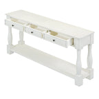 Merax 64 Long Extra-thick Console Table with Drawers and Shelf