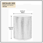 Marble Williamspace Fully Assembled Round Side Coffee Table For Living Room
