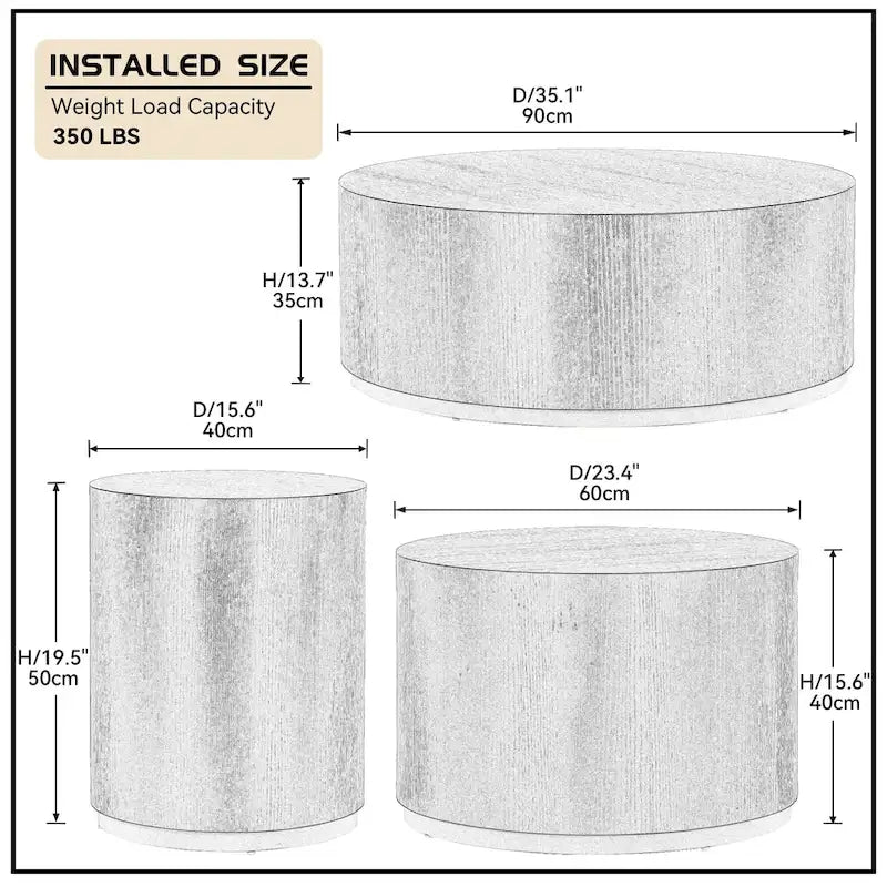 Marble Williamspace Fully Assembled Round Side Coffee Table For Living Room