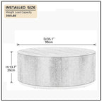 Marble Williamspace Fully Assembled Round Side Coffee Table For Living Room