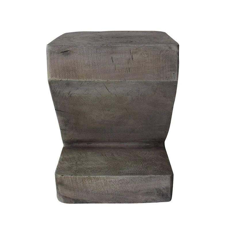 Max Outdoor Light-Weight Concrete Side Table by Christopher Knight Home