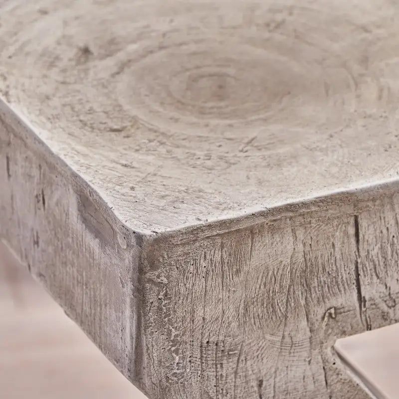Max Outdoor Light-Weight Concrete Side Table by Christopher Knight Home