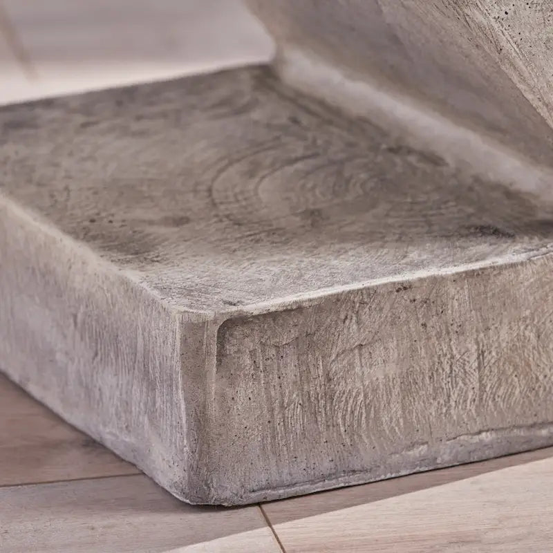 Max Outdoor Light-Weight Concrete Side Table by Christopher Knight Home
