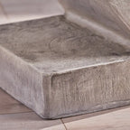 Max Outdoor Light-Weight Concrete Side Table by Christopher Knight Home