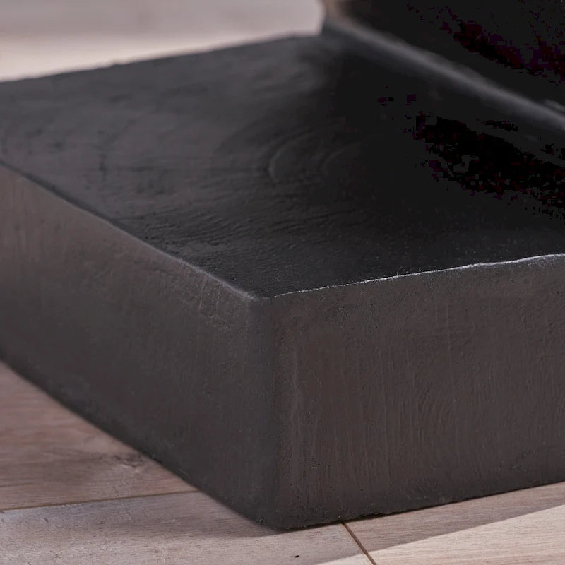 Max Outdoor Light-Weight Concrete Side Table by Christopher Knight Home