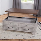 Steve Silver Two-tone Wood Lift-Top Coffee Table with Casters