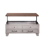 Steve Silver Two-tone Wood Lift-Top Coffee Table with Casters