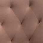 Modern Dining Chairs Set of 2, Upholstered Accent Chair Tufted Back Armless Chair with Back Pull