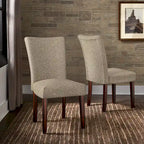 Cannes Upholstered Parson Dining Chair (Set of 2) by iNSPIRE Q Bold