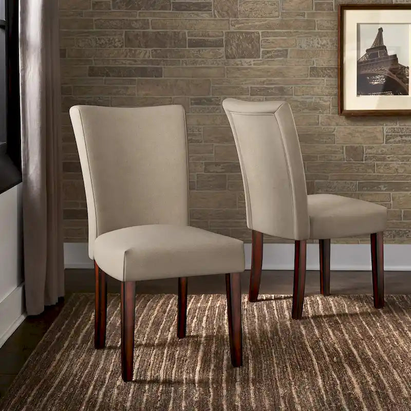 Cannes Upholstered Parson Dining Chair (Set of 2) by iNSPIRE Q Bold