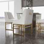 SEYNAR Contempoary Velvet Dining Chair with Metal Frame Legs, set of 2