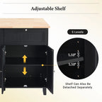 3-Piece Kitchen Island Set with Drop Leaf and 2 Seatings, Dining Table Set with Storage Cabinet, Drawers and Towel Rack