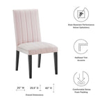 Catalyst Performance Velvet Dining Side Chairs - Set of 2