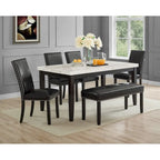 Steve Silver Winlock Faux Leather Dining Chair with Nailheads, Set of 2