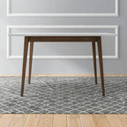 Alda Mid-Century Modern Rectangular Solid Wood Dining Table