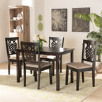 Gervais Modern and Contemporary Transitional 5-Piece Dining Set
