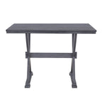 Mid-Century Wood 5-Piece Dining Table Set