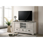 Candra 6 Piece Cream Brown Panel Bedroom Set