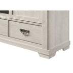 Candra 6 Piece Cream Brown Panel Bedroom Set