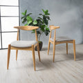 Francie Mid-Century Modern Dining Chairs (Set of 2) by Christopher Knight Home - 20.50 W x 20.25 L x 29.75 H