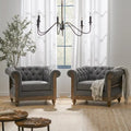 Voll Fabric Club Chairs (Set of 2) by Christopher Knight Home