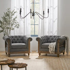Voll Fabric Club Chairs (Set of 2) by Christopher Knight Home