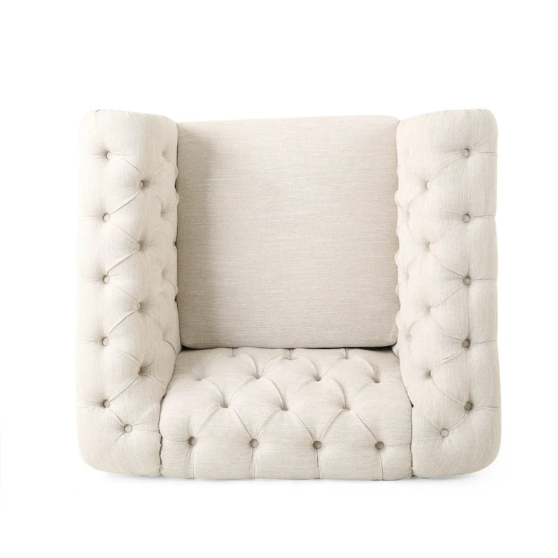 Voll Fabric Club Chairs (Set of 2) by Christopher Knight Home