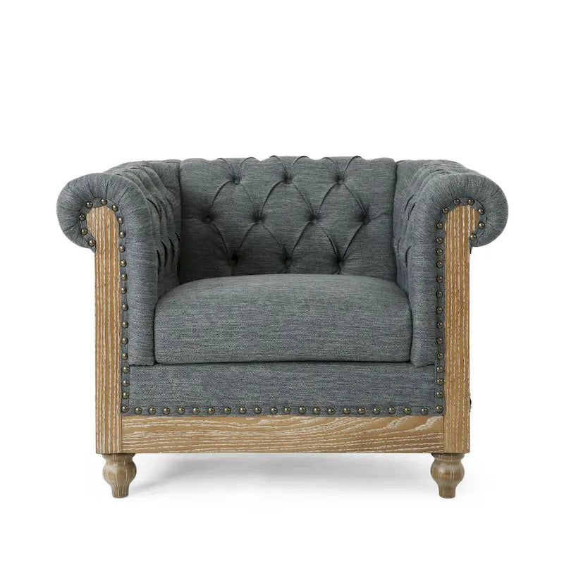 Voll Fabric Club Chairs (Set of 2) by Christopher Knight Home