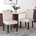 Kuna Contemporary Upholstered Dining Chair (Set of 2) by Christopher Knight Home