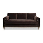 Knox 84 Modern Farmhouse Velvet Track Arm Sofa