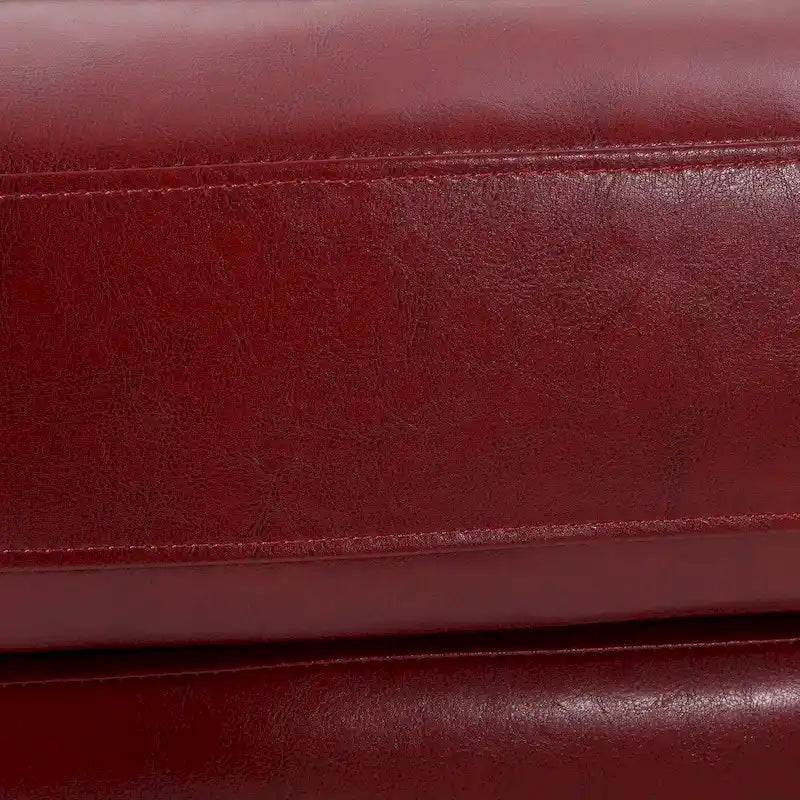 Justine Faux Leather Loveseat by Christopher Knight Home