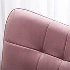 Carson Carrington Aasen Silky Velvet Tufted Accent Chair with Ottoman