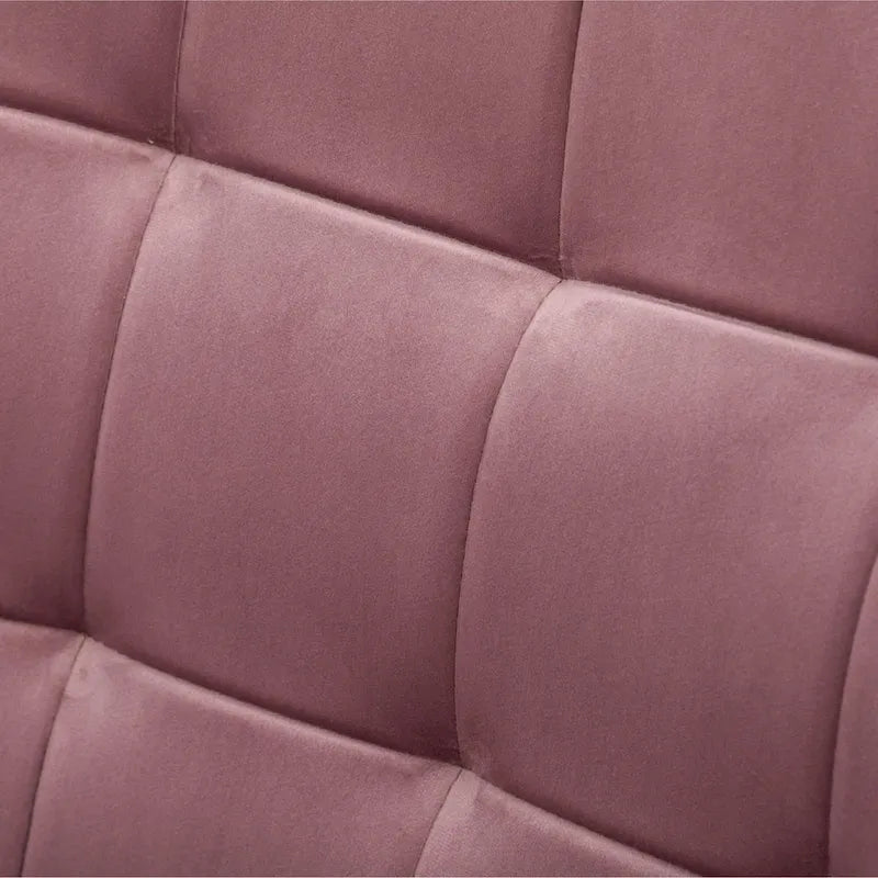 Carson Carrington Aasen Silky Velvet Tufted Accent Chair with Ottoman