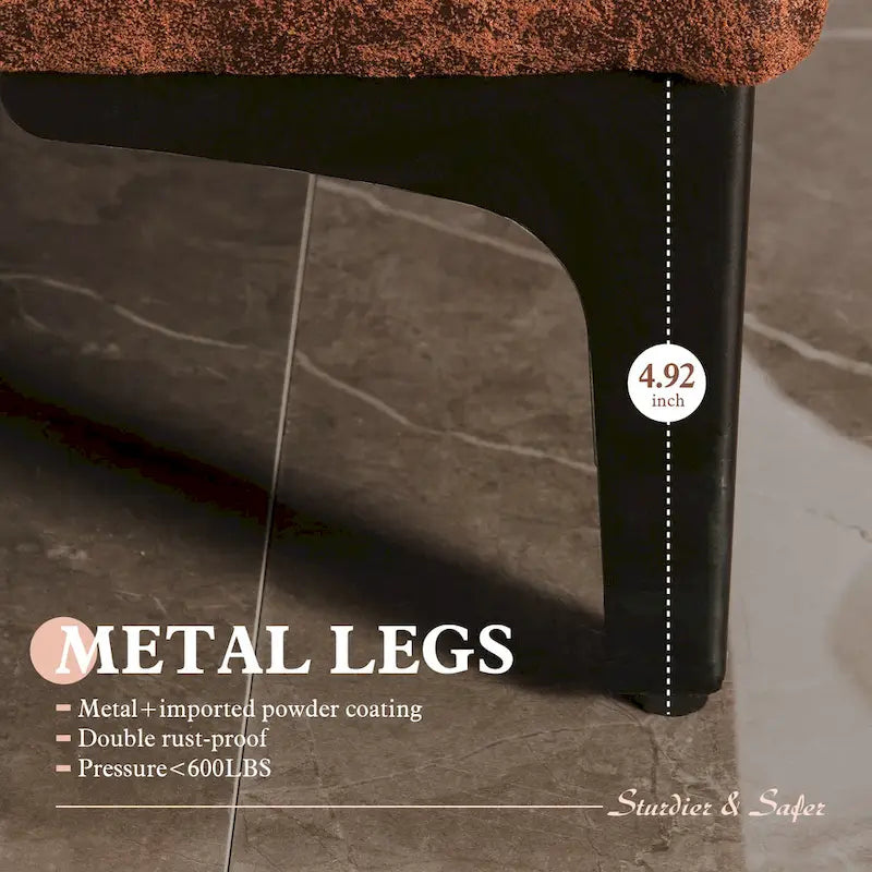 Brown Suede Reversible Chaise Sofa - 2-3 Seater