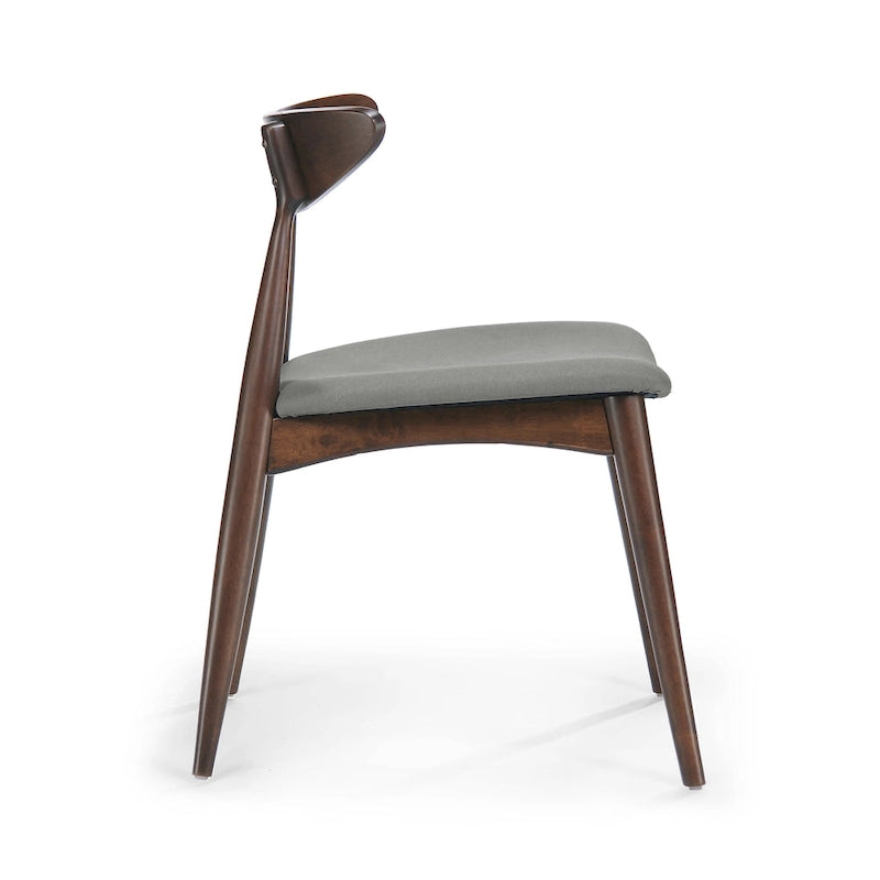 Barron Mid-Century Modern Dining Chairs (Set of 2) by Christopher Knight Home - 22.50 W x 19.75 L x 28.75 H