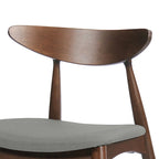 Barron Mid-Century Modern Dining Chairs (Set of 2) by Christopher Knight Home - 22.50 W x 19.75 L x 28.75 H