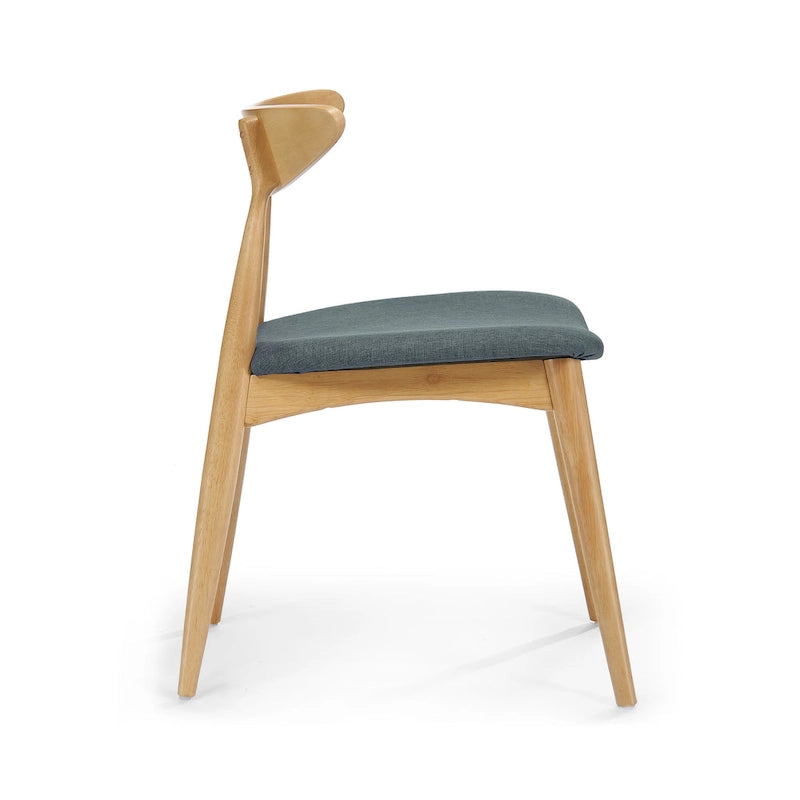 Barron Mid-Century Modern Dining Chairs (Set of 2) by Christopher Knight Home - 22.50 W x 19.75 L x 28.75 H