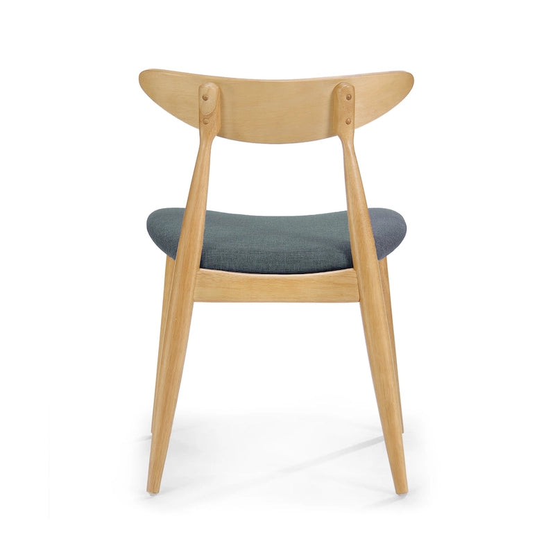 Barron Mid-Century Modern Dining Chairs (Set of 2) by Christopher Knight Home - 22.50 W x 19.75 L x 28.75 H