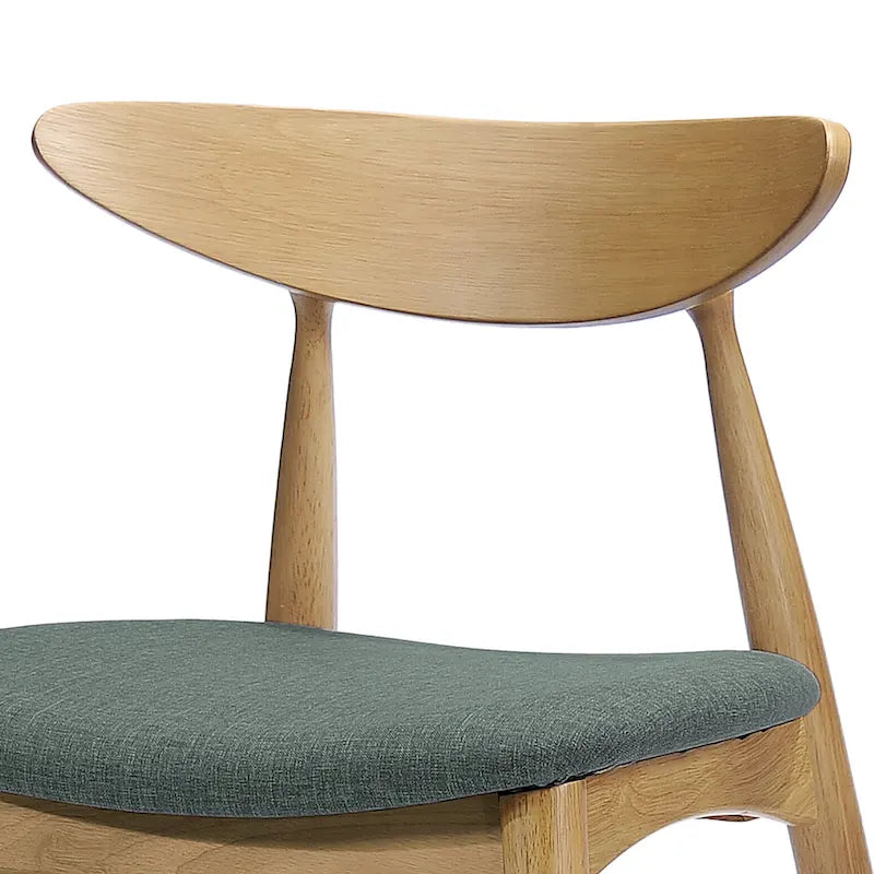 Barron Mid-Century Modern Dining Chairs (Set of 2) by Christopher Knight Home - 22.50 W x 19.75 L x 28.75 H