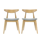Barron Mid-Century Modern Dining Chairs (Set of 2) by Christopher Knight Home - 22.50 W x 19.75 L x 28.75 H