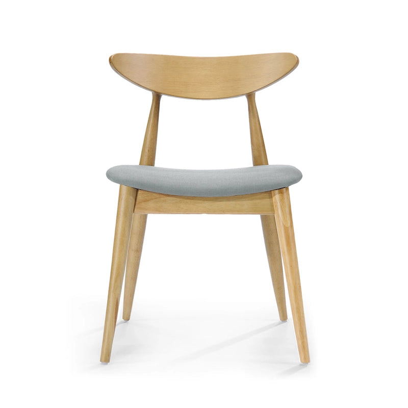 Barron Mid-Century Modern Dining Chairs (Set of 2) by Christopher Knight Home - 22.50 W x 19.75 L x 28.75 H