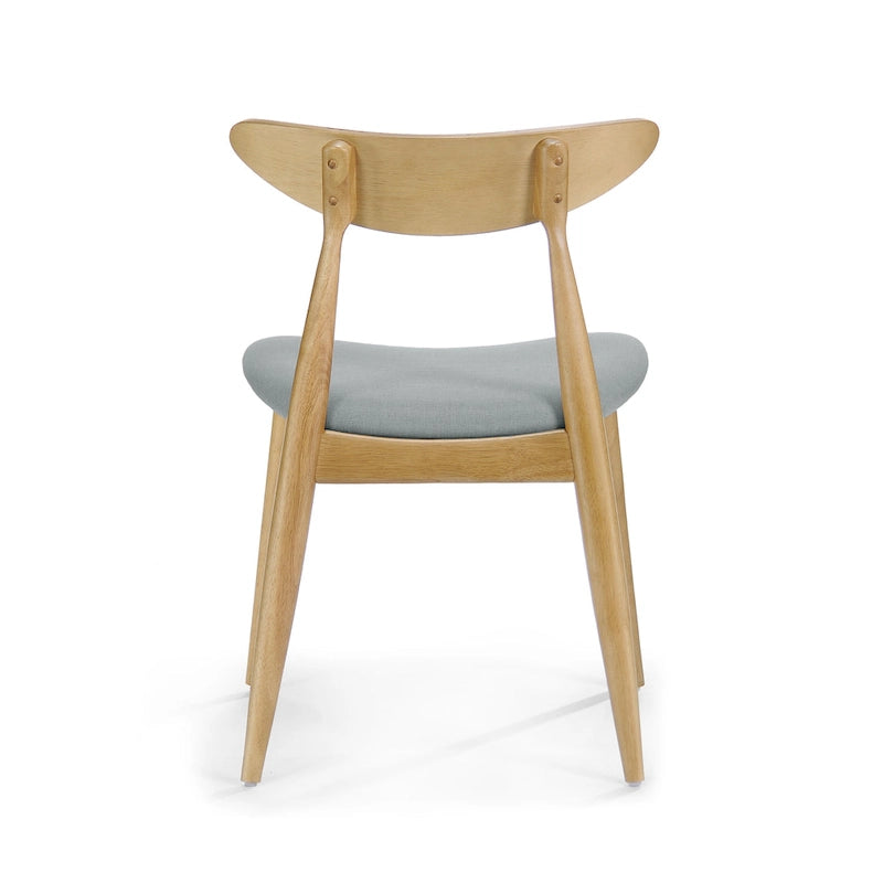Barron Mid-Century Modern Dining Chairs (Set of 2) by Christopher Knight Home - 22.50 W x 19.75 L x 28.75 H